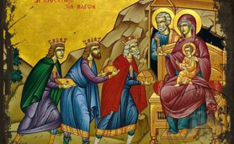 PÝTAJTE SA … Prečo na ikone Roždestva Isusa Christa traja mudrci nemajú svätožiaru?