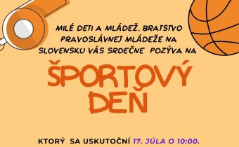 <s>17. júla 2020 (sobota) – Športový deň v Prešove</s>