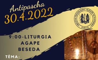30. apríla (sobota) – Antipascha v Košiciach