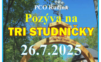 26. júla (so) 2025 – Tri studničky